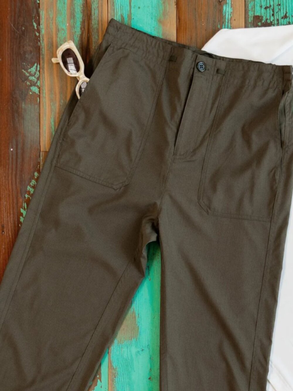 Rip Skirt Olive Green Pants Travel Women’s Size Medium